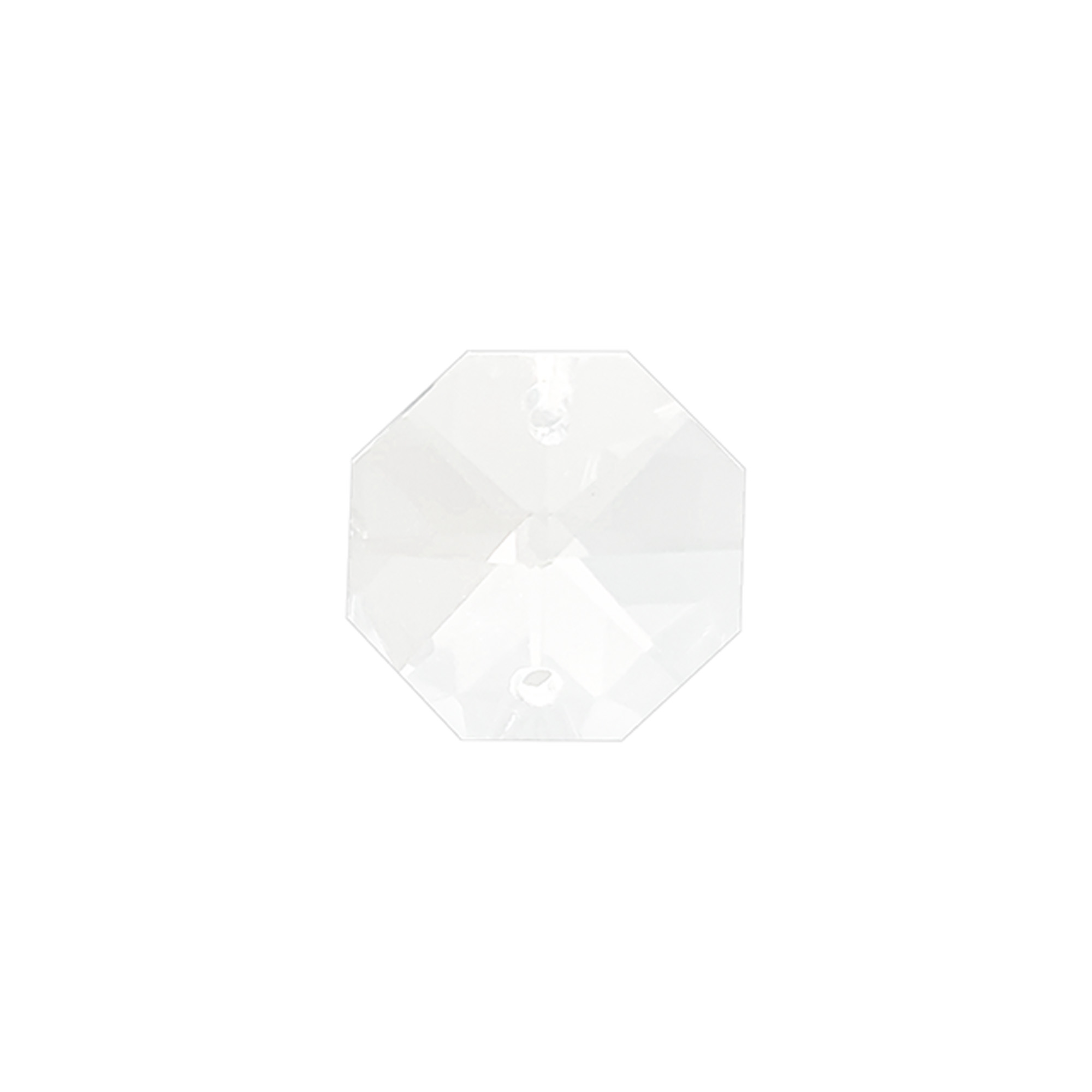 C50018  Crystal Octagon Without Ring 18mm